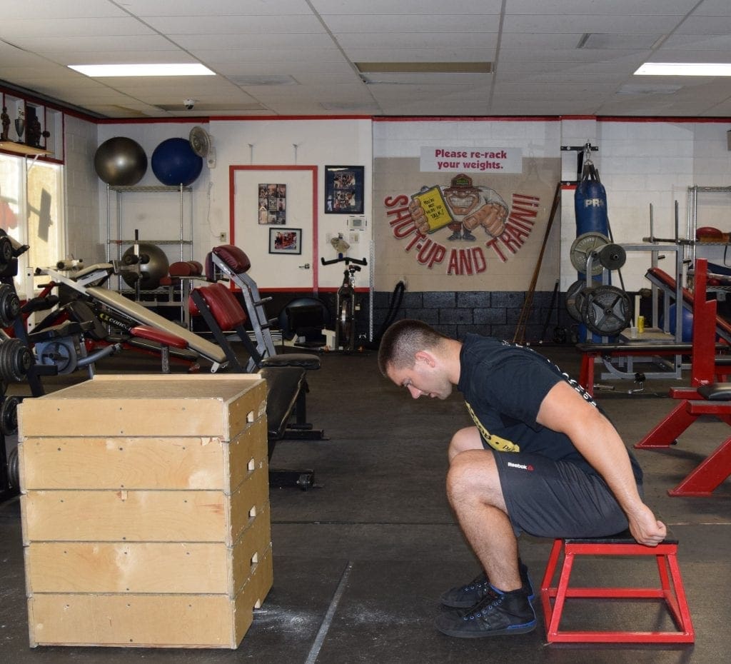 Seated Box Jump How To Guide Mathias Method Strength